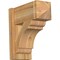 Ekena Millwork Olympic Rough Sawn Arts and Crafts Outlooker, Western Red Cedar, 8"W x 18"D x 18"H OUT08X18X18OLY03RWR - alternate 1